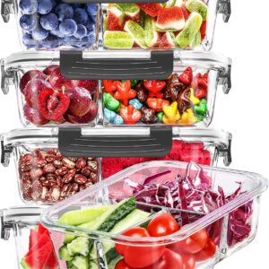 Skroam 5-Packs 36OZ Glass Airtight ...