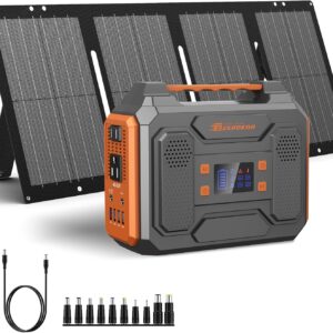 Portable Solar Generator, 300W Port...