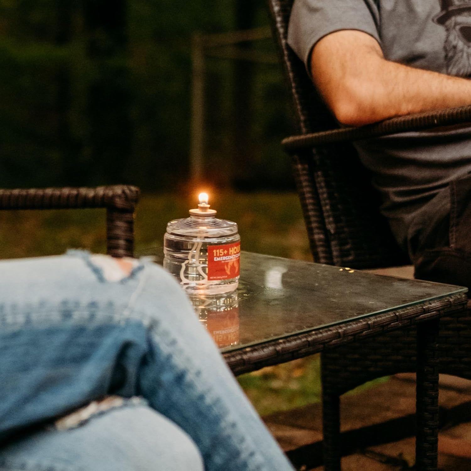 GasOne 115+ Hours Emergency Candle Set – 8-Pack Liquid Candles – Clean Burning, Unscented Long-Burning Candles for Ambient Lighting, Power Outages, Camping & Blackouts - Image 8