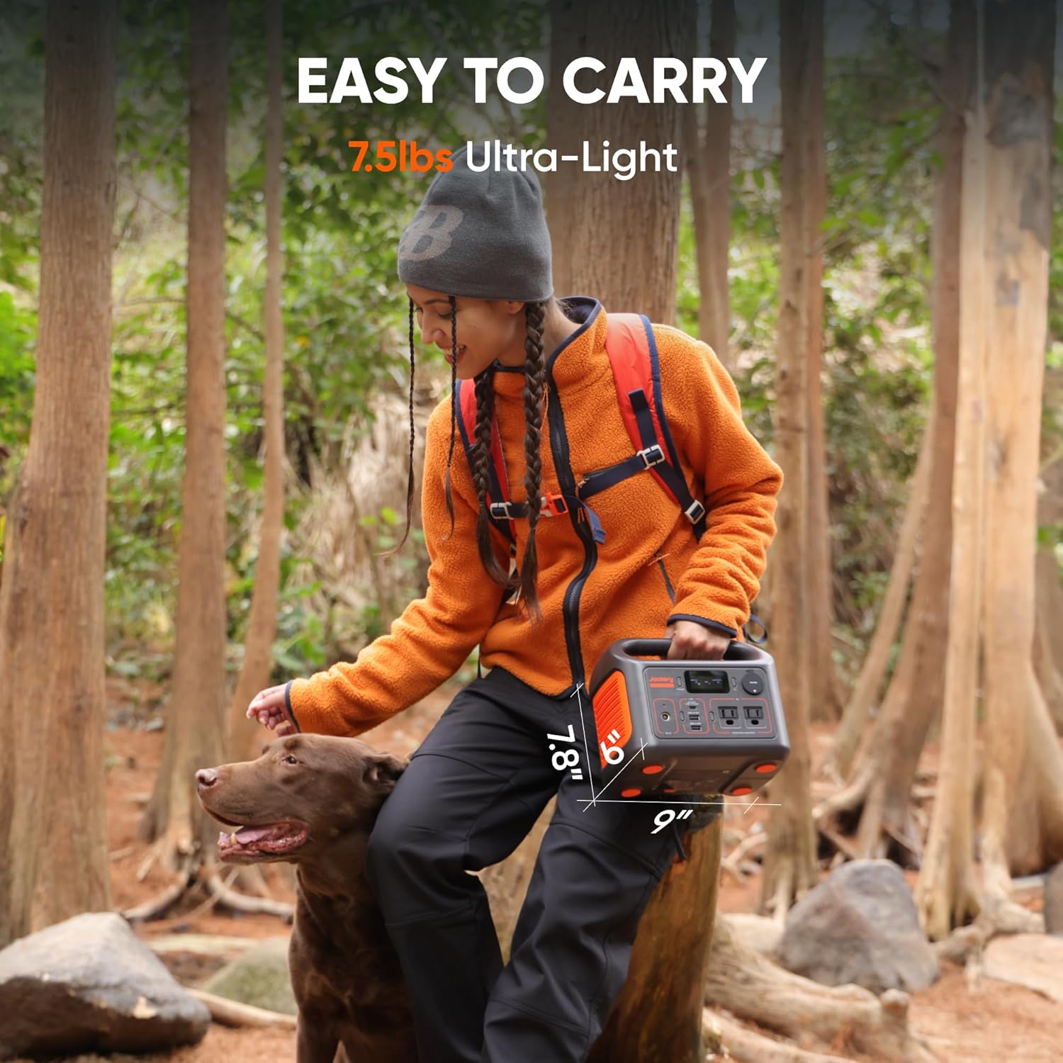 Jackery Portable Power Station Explorer 300, 292Wh Backup LiFePO4 Battery, Solar Generator for Outdoors Camping Travel Hunting Blackout (Solar Panel Optional) - Image 3