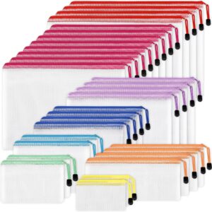 EOOUT 30pcs Mesh Zipper Pouch Bags,...