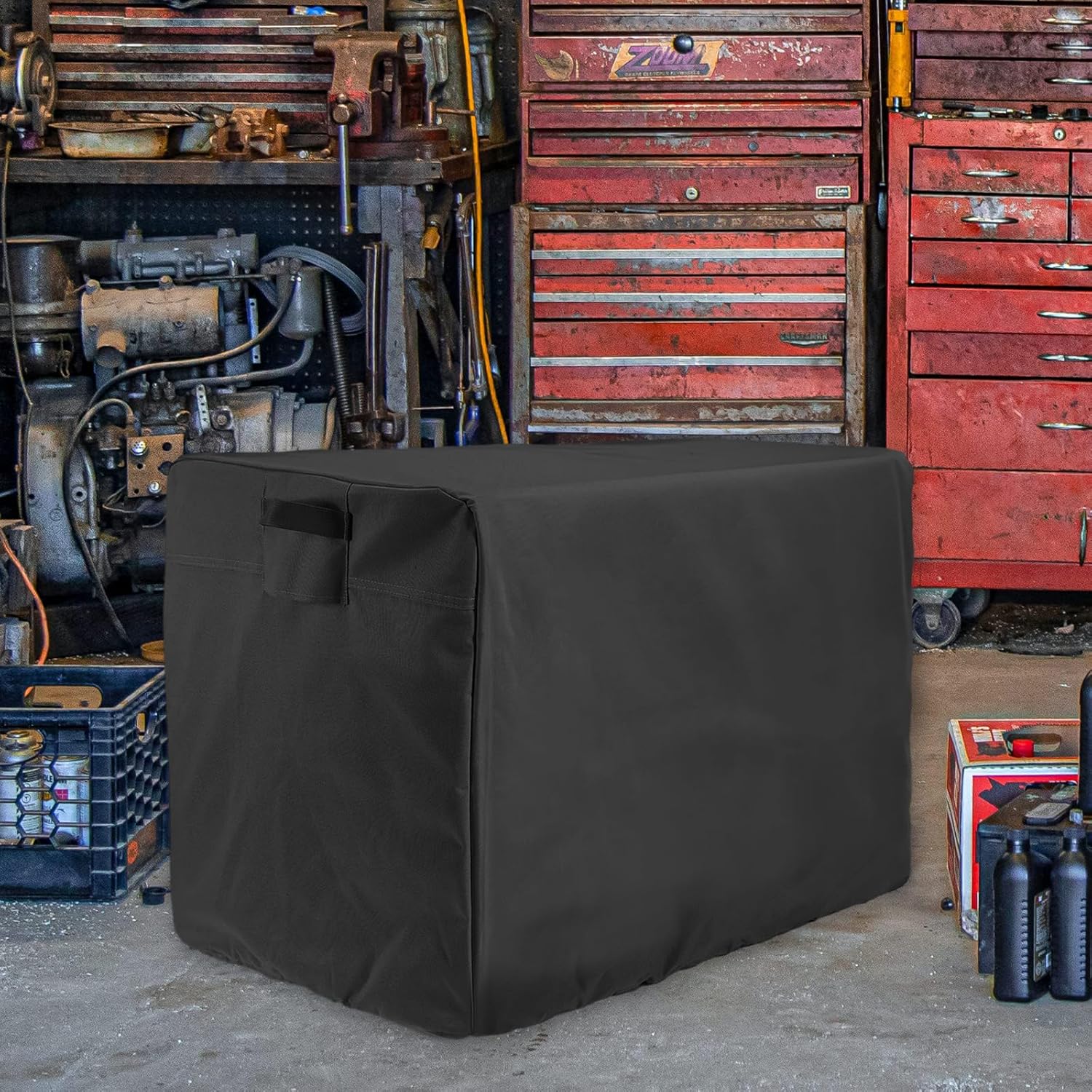 Joramoy Generator Covers Waterproof UV Protection Heavy Duty 600D Oxford Cover Universal for Wen 56310ic & Wen 3800 & Predator 3500 (24x 18x 20 inch) - Image 7