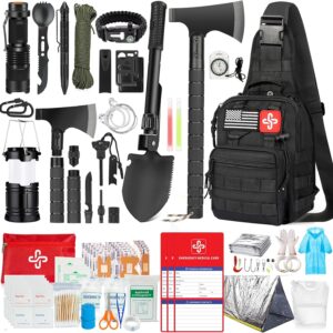 Survival Kit, 262Pcs Survival Gear ...