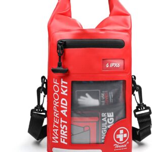 250 PCS Waterproof First Aid Kit, R...