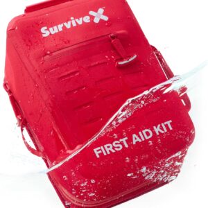 SurviveX Large Waterproof First Aid...