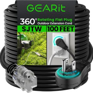 GEARit 100 Ft Extension Cords 16/3 ...