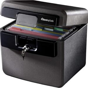 SentrySafe Black Fireproof and Wate...