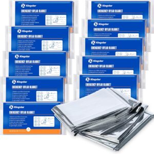 K Kingstar Emergency Blankets 10 Pa...