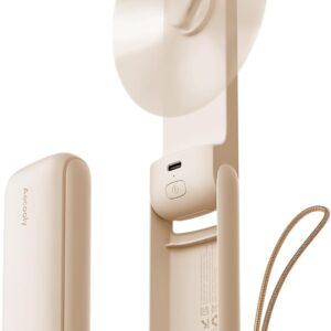 Aecooly Slim Portable Fan, Thin Han...