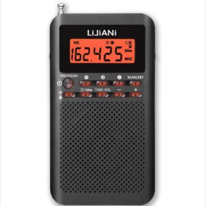 NOAA Weather AM FM Portable Radio O...