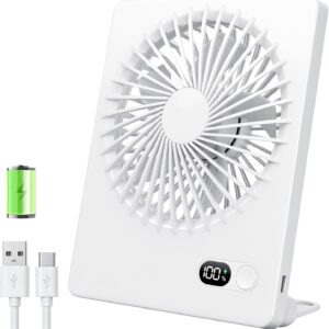 Zuvas Desk Fan Battery Operated Fan...