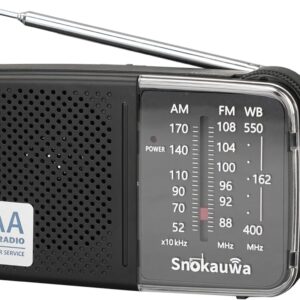 Portable AM FM Transistor Radio Bat...