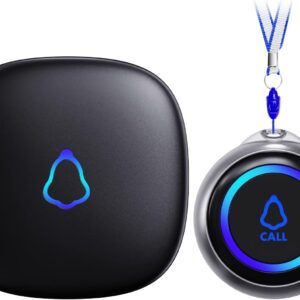 Caregiver Pager, Wireless Call Butt...