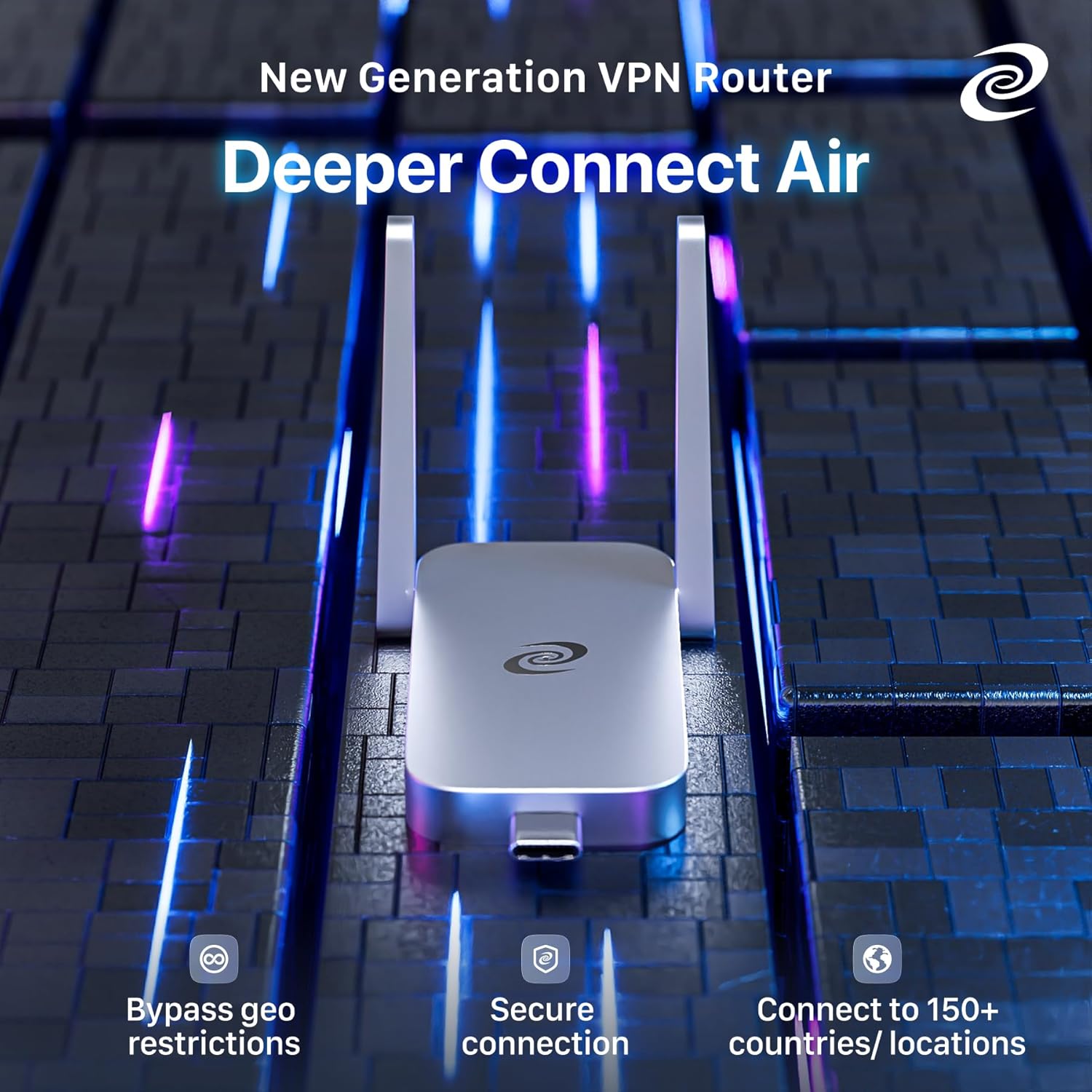 Deeper Connect Air Portable WiFi Wireless Router Hotspot Device, Lifetime Free Router VPN for Travel Privacy, Compact VPN Routers for Home and Remote Work - Image 10