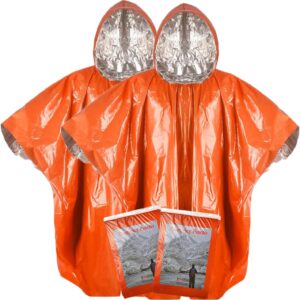 Thickened Emergency Rain Poncho, Th...