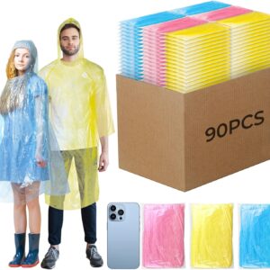 twoworld 90 Pcs Disposable Rain Pon...