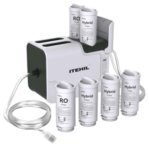 Portable Water Filter with Hybrid a...