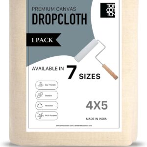 Top Cotton Canvas Drop Cloth 1Pc, R...
