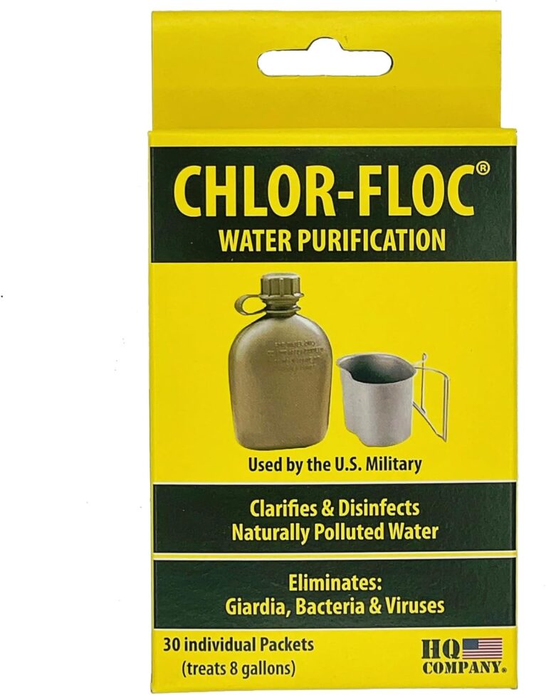 Chlor-Floc US Military Water Purification Tablets