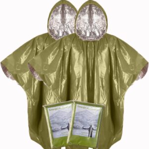 Thickened Emergency Rain Poncho, Th...