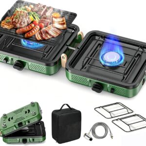 2 Burner Camping Stove,10000 BTU Pr...