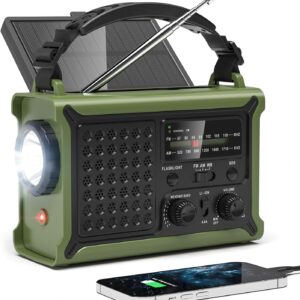 12000mAh/44400mWh Emergency Radio-N...