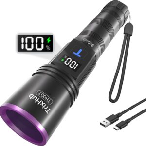 TrixHub 365nm Black Light Flashligh...