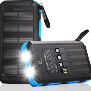 Durecopow Solar Charger Power Bank ...