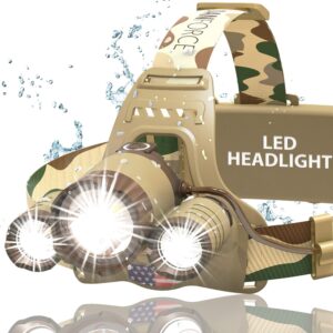 DanForce Camouflaged Headlamp Ultra...