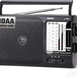 NOAA Weather AM FM Portable Radio w...