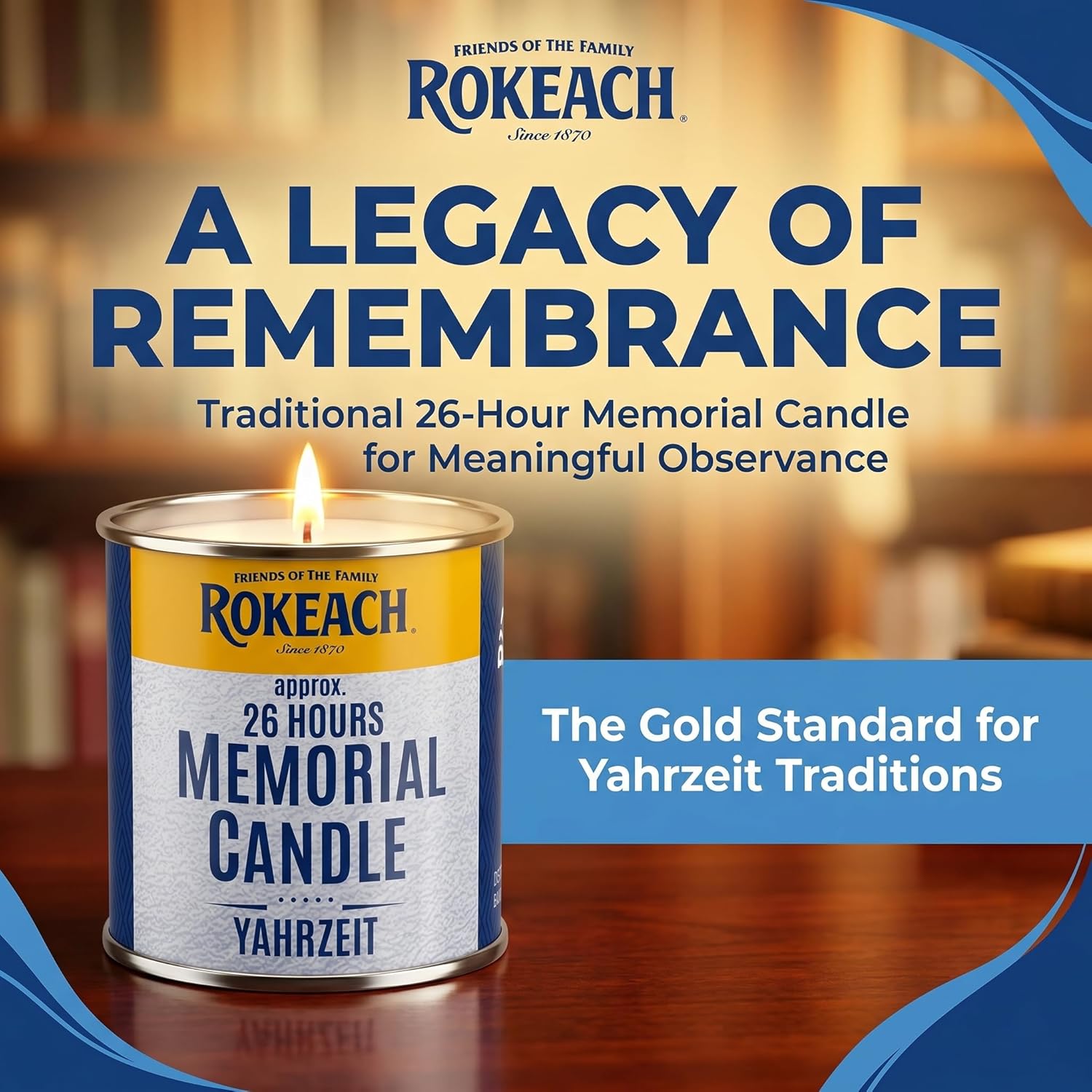 Rokeach 24 Hour Candles, Yahrzeit Memorial Candle, Tin (12 Pack) | Yom Kippur | Emergency, Perfect for Blackouts, Storms & Hurricanes - Image 2