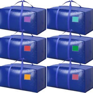 6 Pack Moving Bags with Full-Open S...