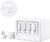 Gitryin 12-in-1 Desktop Charging Station with 4 Retractable Wall Chargers, 40W USB-C Power Strip with 4 AC, 4 USB C, 4 Type-C 33.5in Cables, Extension Cord with 1020J Surge Protection for Home Office