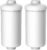Filterlogic Fluoride Water Filter, Replacement for Berkey® PF-2® Filters, Purewell®, ProOne®, Alexapure®, Waterdrop Gravity King Tank Filter System, NSF/ANSI 372 Certified, 2 Pack
