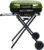 Flintex 2-Burner Portable Propane Gas Grill, Foldable 2-in-1 Camping Propane Grill with Porcelain-Enameled Griddle & Grill Grate for Outdoor Camping Picnics Backyard Cooking, Green