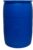 Bushman 55 Gallon Stackable Tight Head Drum – Closed Lid Blue