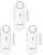 TECKNET Door Alarms for Kids Safety, Window Alarm Pool Alarms Door Alarm for Home Security, 2-in-1 Alarm & Chime, 3-Level Volume Control, Wireless Alarm for House Hotel Cars Sheds Caravans (3 Pack)