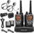 Midland GXT3000 GMRS Two-Way Radio (50-Channel, Repeater Capable, Long Range, 142 Privacy Codes, SOS, NOAA, Rechargeable Lithium Ion Battery, Black/Silver, 2-Pack)