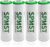 AA Rechargeable Batteries, 4 Pack 2800mWh 1.5V Lithium AA Batteries—High Performance Double A Long Lasting Battery for Flashlight, Toys, Remote Control, Alarm System (Rechargeable)