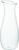 Carlisle FoodService Products Cascata Carafe for Water, Juice, and Wine for Kitchen and Restaurant, Polycarbonate, 52 Ounces, Clear, (Pack of 12)