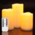Homemory 3 Pack Flameless Candles, Outdoor Waterproof, Battery Operated LED Pillar Candles with Remote Control and Timer, Plastic, Long Lasting，4”5”6”
