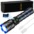Rechargeable Flashlights High Lumens – 100000 LM, 5000mAh Battery with LCD Display, 3 Modes, Zoomable & IP67 Waterproof – for Camping, Dog Walking, Emergencies