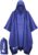 PTEROMY 3-in-1 Hooded Rain Poncho for Adult with Pocket, Waterproof Lightweight Unisex Raincoat for Hiking Camping Emergency