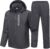SWISSWELL Men’s Waterproof Golf Rain Suit Rain Gear Jacket and Pant Outdoor Lightweight Hooded Raincoat S-5XL