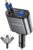 BERTHALESS Retractable Car Charger, 4 in 1 Fast Charging Car Charger with USB-C & USB-A, Compatible with iPhone 17/16/15/14/13/12/11,Galaxy,Pixel, Car Accessories for Men Women Drivers, Dad, Husband
