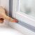 MOPMS Draft Stopper Sweep, Door Weatherproofing Stripping, Window Seal Strip Self-adhisive Soundproof Cuttable Weather Length 6.56Ft – Grey
