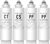 Waterdrop TSC Under Sink Water Filter Replacement, 1-Year Replacement Pack, 4-Pack (2 x TSPP, 1 x TSCS, 1 x TSCT), for Waterdrop TSC Under Sink Water Filtration System