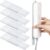 Yinkin 6 Pcs Power Strip Holder Self Adhesive Power Strip Wall Mounted Protector Punch Free Cable Management System Plug-in Surge Protector Holder for Computer Office