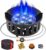 Bestfire 72,000 BTU High Output Propane Burner, Windproof Outdoor Gas Stove with Piezo Ignition, Portable Camping Stove with 3 Adapters & Carrying Bag for Tailgating, Brewing, Grilling – 4ft Hose
