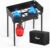 2 Burner Propane Camp Stove | High Pressure 150,000 BTU Gas Burners with Windscreen | Cover | Detachable Legs | 0-20 PSI Regulator | Ideal for Camping Backyard Outdoor Cooking